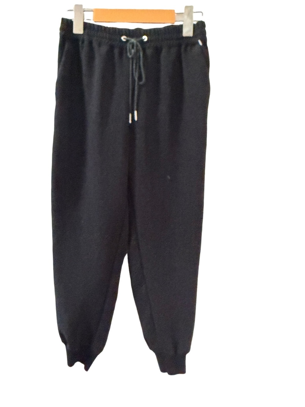 Wilfred Black Silk Trim Dressy Jogger Pants XS NWOT